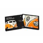 Franzis- Calendrier de l'Avent VW Bulli T1, kit de Construction de véhicule à l'échelle 1:43, Module sonore et Livre d'accompagn
