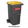 Sulo Couvercle pour poubelle CITYBAC CLASSIC - 240 l - Jaune - RAL1018