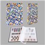 Prophila Album pour Timbres A4 de la Jeunesse 16 Pages intérieur Blanc