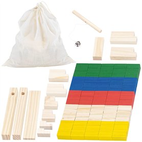 Playtastic Kit de Dominos colorés 263 pièces