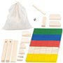 Playtastic Kit de Dominos colorés 263 pièces