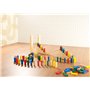 Playtastic Kit de Dominos colorés 263 pièces