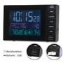 infactory Réveil Digital Radio-piloté avec thermomètre et Port USB 2A