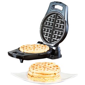 Gaufrier rond pivotant à température réglable [Rosenstein & Söhne]