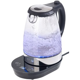 Bouilloire digitale en verre 2200 W / 1