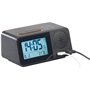 Auvisio Radio-réveil radio-piloté avec hygromètre / thermomètre / chargement USB