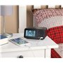 Auvisio Radio-réveil radio-piloté avec hygromètre / thermomètre / chargement USB
