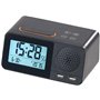 Auvisio Radio-réveil radio-piloté avec hygromètre / thermomètre / chargement USB