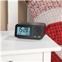 Auvisio Radio-réveil radio-piloté avec hygromètre / thermomètre / chargement USB