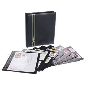 SAFE-ID - Articles de collectionneurs - Album pour timbres avec 10 Feuilles à 6 Bandes 7776