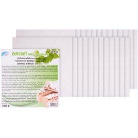 Plaques de cellulose blanche