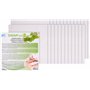 Plaques de cellulose blanche