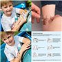 47325 Lot de 24 tatouages animaux de la forêt pour enfants comme petit cadeau et jeu pour enfants Motif animaux de la forêt