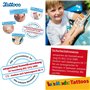 47325 Lot de 24 tatouages animaux de la forêt pour enfants comme petit cadeau et jeu pour enfants Motif animaux de la forêt