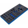 BGS 6682 | Insert de servante d'atelier 1/3 : Jeu d’outils et gabarits de perçage de culasse | 28 pièces