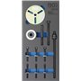 BGS 9808 | Insert de servante d'atelier 1/3 : Coffret de calage de poulie de vilebrequin | pour moteurs MINI Cooper W11