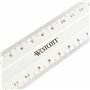 Westcott E-10303 00 Lot de 4 mathématiques en plastique transparent
