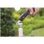Westcott E-84035 00 Outil multifonction 6 fonctions en acier inoxydable avec lumière LED intégrée Noir 10,5 cm
