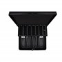 Westcott E-51003 Caisse à monnaie verrouillable (grand, 30 cm) noire | Caisse robuste avec serrure à cylindre avec 2 clés | 4 co
