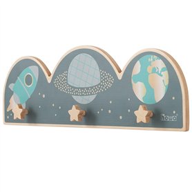 howa Porte-manteau mural en bois 8801