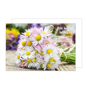 Edition Seidel G3152 SW023 Carte d'anniversaire de qualité supérieure avec enveloppe. Carte de vœux pour homme et femme. Tous le