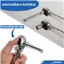 Petex 44710000 Clé Dynamométrique 40- 210 Nm, avec 3 Douilles 17/19/21 mm 1 Rallonge