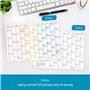 Häfft® Calendrier mural XXL 2026 A1+ en français (63 x 89 cm) plié "Rainbow" + agenda annuel A4 gratuit, avec jours fériés de la