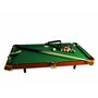 Générique Mini Billard Américain en Bois / Dimensions: 90 x 50 cm / avec 2 queues et Accessoires