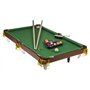 Générique Mini Billard Américain en Bois / Dimensions: 90 x 50 cm / avec 2 queues et Accessoires