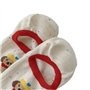 ThiCc Lot de 5 paires de chaussettes invisibles pour femme - Motif chien de dessin animé mignon - Chaussettes avec talon en sili