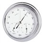 Barigo Station Météo thermomètre baromètre hygromètre chromé 120mm