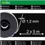Lot de 3 bobines pour coupe-bordure - bobines de rechange FRT 450 A1, FRT 430/10, FRT 430, FRT 500/8 avec double fil automatique