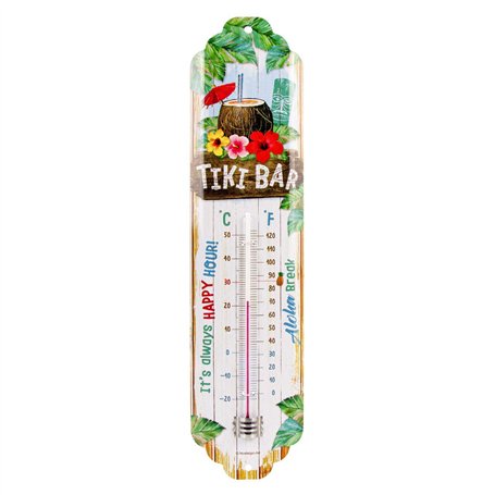 Nostalgic-Art Tiki Bar Thermomètre en métal