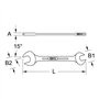 KS Tools 517.0711 Clé à fourche CLASSIC 17 x 19 mm