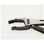 KS TOOLS - 115.1037 - Pince étau à crémaillère bec long 0-85 mm, L.250 mm - Mâchoires dentées acier forgé - Molette de réglage d