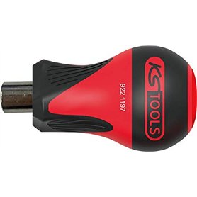 KS Tools - 922.1197 - Tournevis porte-embouts tom pouce 1/4 Ultimate - L.10 mm - 6 pans
