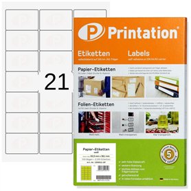 Printation Étiquettes d'adresse universelles 63