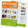 Étiquettes blanches autocollantes 210 x 297 mm, résistantes aux intempéries, blanches sur feuille DIN A4 – 1 étiquette par page 