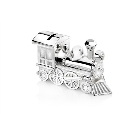 Zilverstad 6752261 Tirelire Locomotive Argenté Laqué