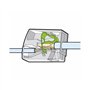 Wago 224-101 - Lot de 25 Bornes de Lampe et de Douille - Borne de Connexion Enfichable - 2 Voies - Jusqu'à 2,5 mm² - Gris
