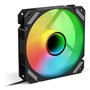 Ventillateur de cabine Sharkoon SHARK Mirror PWM RGB Ø 12 cm