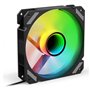Ventillateur de cabine Sharkoon SHARK Mirror RGB PWM REVERSE Ø 12 cm