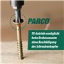 Ensemble de vis à tête fraisée PARCO 4900 - Pour aggloméré - Jaune - Tête Torx pour embout TX 890P109