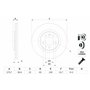 Bosch BD752 Disques de frein - certification ECE-R90-1 jeu de 2 disques