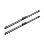 Longueur: 530mm/530mm – 1 Paire de Balais avant