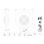 Bosch BD1334 Disques avec roulement intégré - certification ECE-R90-1 jeu de 2 disques