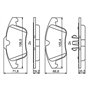 Bosch BP1118 - Plaquettes de Frein Avant pour Voiture - Qualité Bosch - Réduction du Bruit et de la Poussière - Certifié ECE-R90