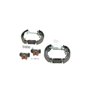 Bosch KS629 Kit Super Pro - Kit de frein à tambours arrière - 1 jeu complet prémonté