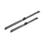 Longueur: 600mm/475mm – 1 Paire de Balais avant