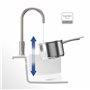 Robinetterie Villeroy & Boch Umbrella, haute pression, robinet avec cartouche céramique et rotation 360°, robinetterie économiqu